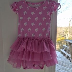 Posh Peanut Barbie heads tulle dress